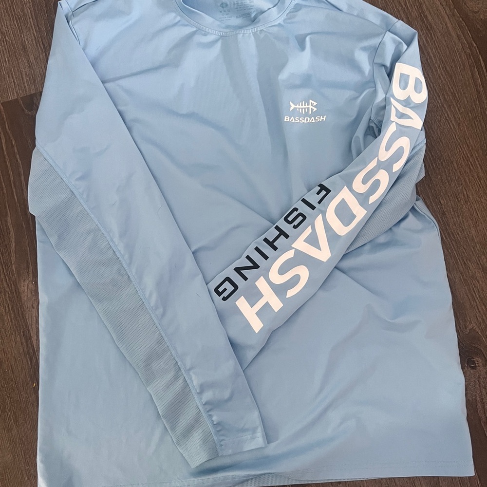 Bassdash Blue Long Sleeve Shirt